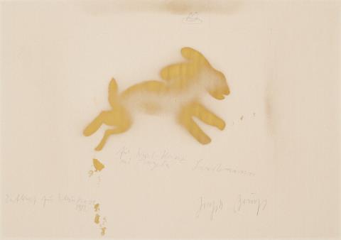 Joseph Beuys - Entwurf für Steinhase