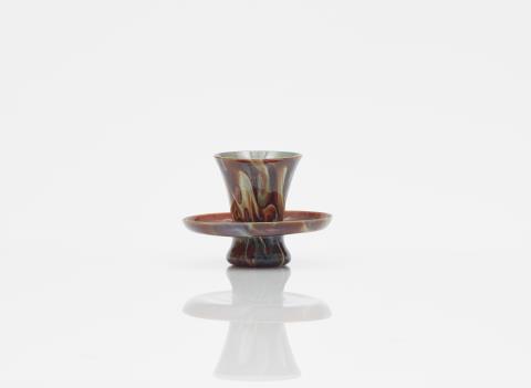  Venice - A marbled glass trembleuse cup
Venice, late 19th / early 20th C.