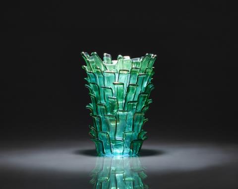  Venini & C. Murano - A 'Ritagli' vase
Venini & C., Murano, designed by Fulvio Bianconi 1989, produced 1991.