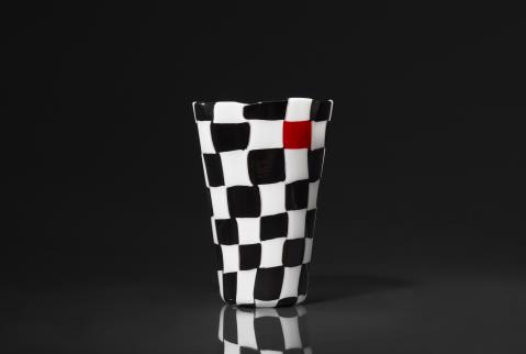  Venini & C. Murano - Glass vase
Venini & C., Murano, designed by Gianni Versace, mid-1990s, produced 1998.