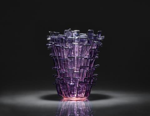  Venini & C. Murano - A 'Ritagli' vase
Venini & C., Murano, designed by Fulvio Bianconi, 1989, produced in 2000.