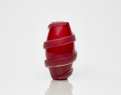  Venini & C. Murano - Vase mit Spiralband '936'
Venini & C., Murano, 1986.