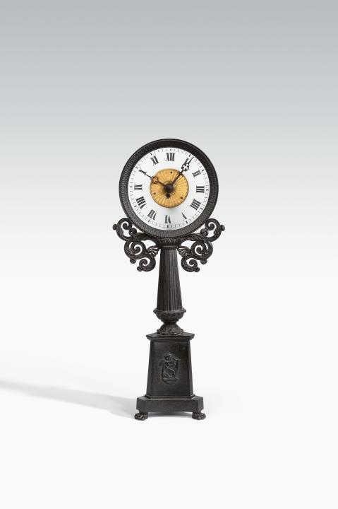 Eisengießerei Saynerhütte - A cast iron night clock "Trespied"