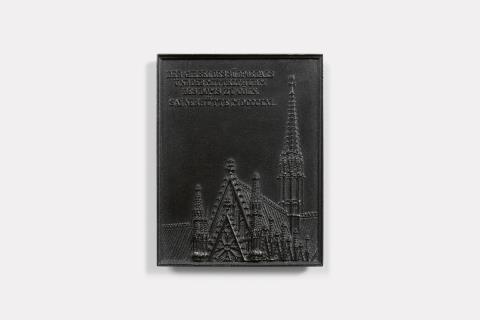 Eisengießerei Saynerhütte - A cast iron New Year's plaque for 1861