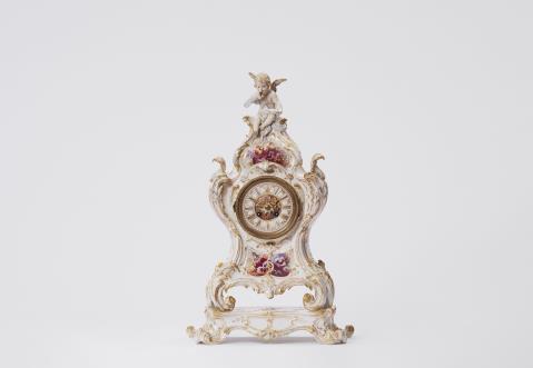 Königliche Porzellanmanufaktur Berlin KPM - A rare Berlin KPM porcelain clock