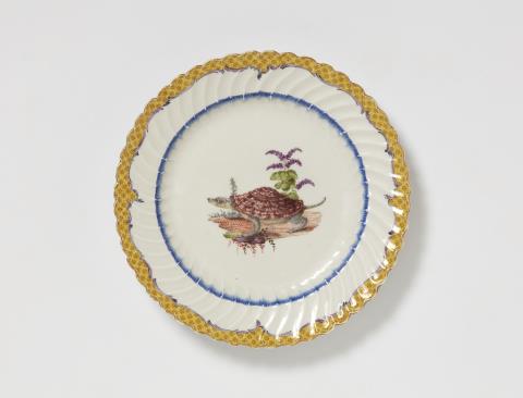 Johann Joachim Kaendler - A Meissen plate from the "Japanese" dinner service for King Frederick II