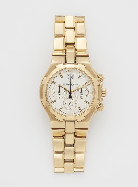Vacheron - An 18k yellow gold Vacheron Constantin chronograph gentleman's wristwatch.