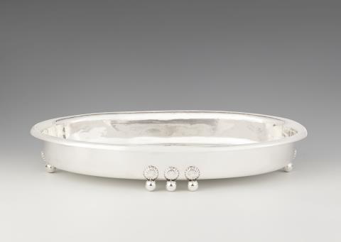  Bruckmann & Söhne - A rare silver centrepiece designed by Paula Straus