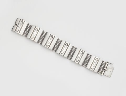 Oscar Gundlach-Pedersen - An Art Deco Copenhagen silver bracelet