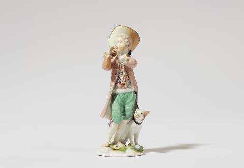 Johann Joachim Kaendler - Junge mit Hund und Flöte
