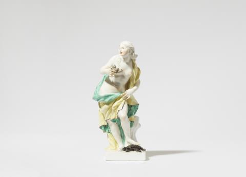 Johann Friedrich Eberlein - A Meissen porcelain allegory of touch