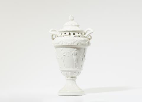 Johann Peter Melchior - A rare Neoclassical Höchst porcelain potpourri