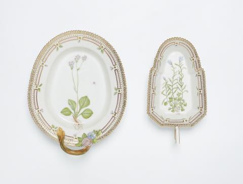  Königliche Porzellanmanufaktur Kopenhagen - Zwei Schalen Flora Danica