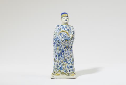 Gerhard Wolbeer - A Berlin faience figure of a Chinese official