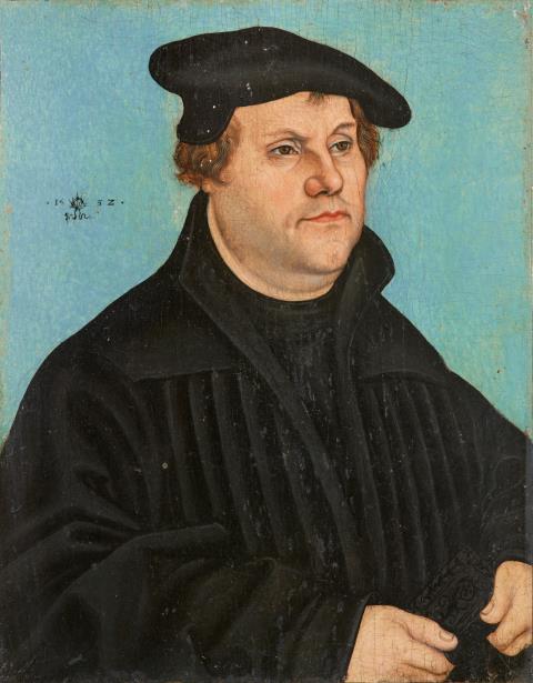 Lucas Cranach d. Ä. - Porträt Martin Luther