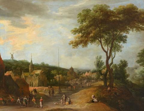 Frans de Momper - A Village Fair