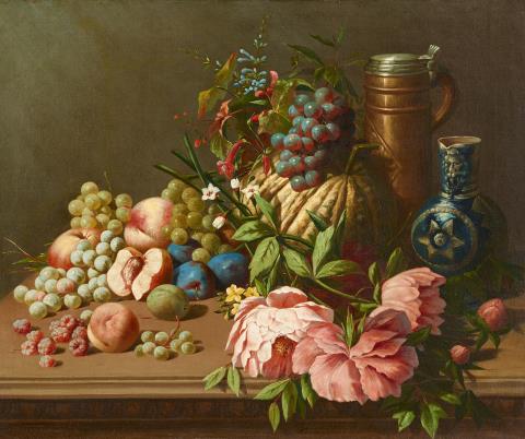 Adriana Johanna Haanen - Flower and Fruit Still Life