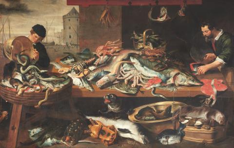 Frans Snyders - Fish Market