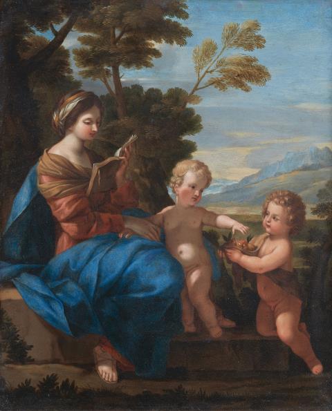  Römischer Meister - Madonna mit Kind und dem Johannesknaben