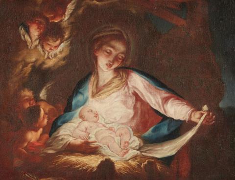 Carlo Maratta - The Adoration of the Child