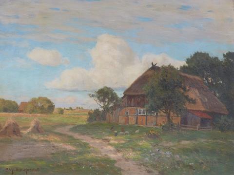 Paul Müller-Kaempff - Landscape with a Cottage