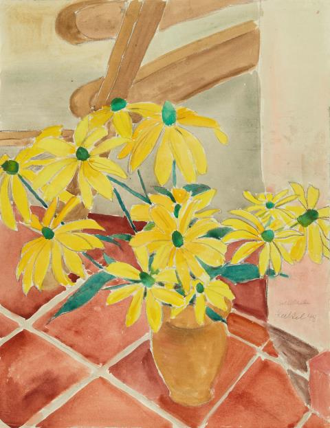 Erich Heckel - Gelbe Blüten