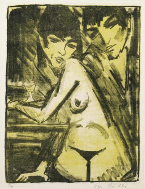 Otto Mueller - Paar am Tisch