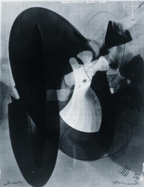 Dieter Appelt - Photogramm (Entwurf zum Space Tableau für die Biennale in Venedig 1990)