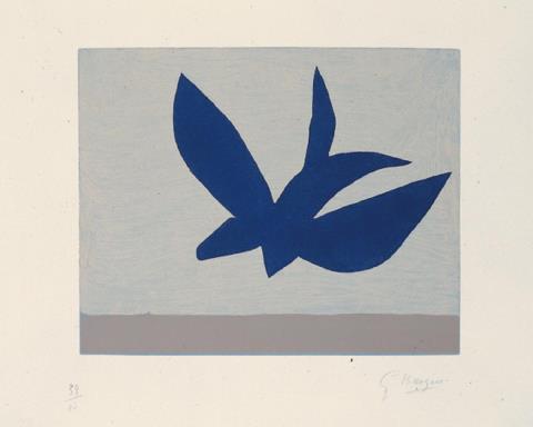 Georges Braque - Oiseau bleu