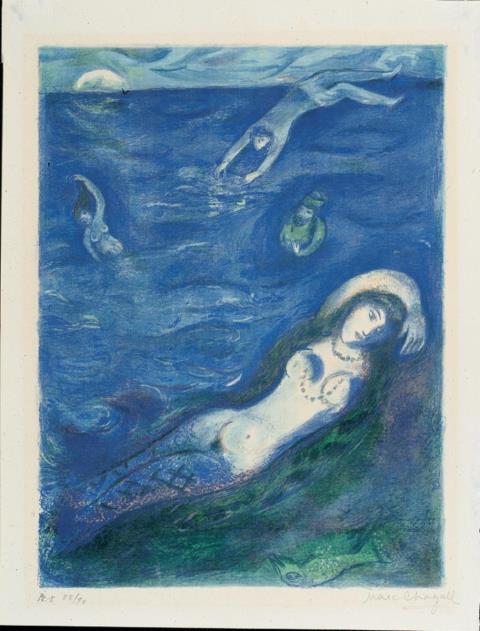 Marc Chagall - Four Tales from the Arabian Nights: Bildtafel 5 des Albums