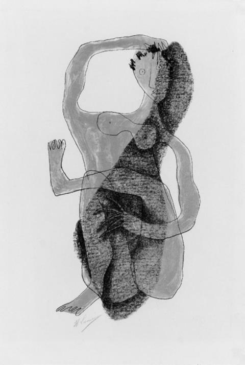 Henri Laurens - Femme assise à la jambe levée