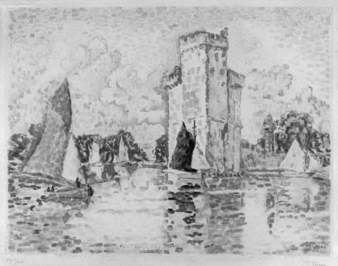 Jacques (Gaston Duchamp) Villon - Signac, Le Port de La Rochelle