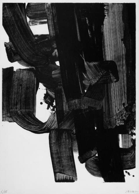 Pierre Soulages - Lithographie no. 20