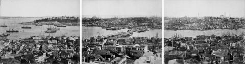 Pascal Sebah - Panorama de Constantinople pris de la Tour de Galata