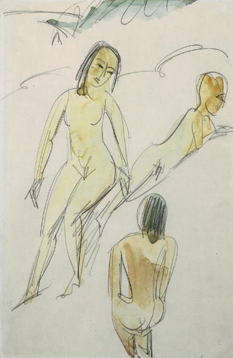 Ernst Ludwig Kirchner - Drei Akte in den Dünen