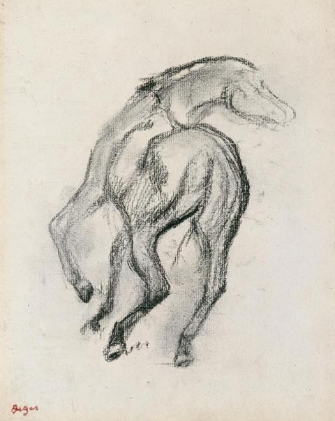 Edgar Degas - Cheval galopant