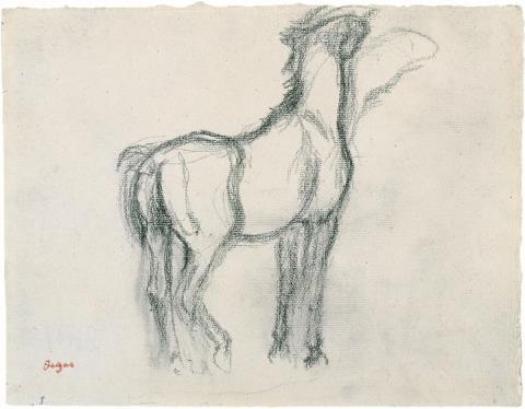 Edgar Degas - Cheval