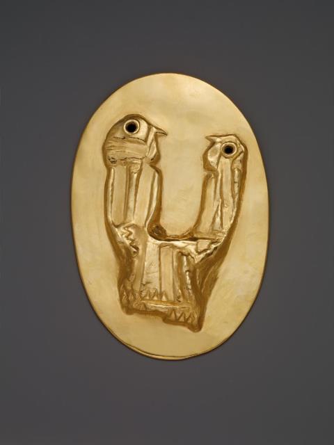 Max Ernst - Les deux (Deux figures). Sculpture-Pendentif