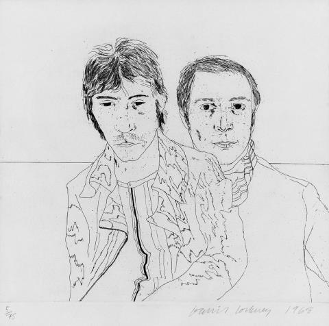 David Hockney - Ossie and Mo