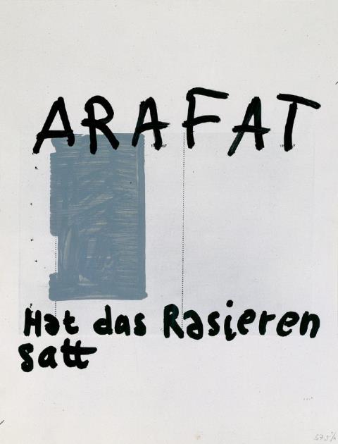 Martin Kippenberger - Arafat hat das Rasieren satt