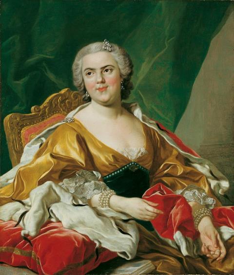 Louis Michel van Loo - BILDNIS DER LOUISE ELISABETH DE BOURBON, HERZOGIN VON PARMA (1727-1759).