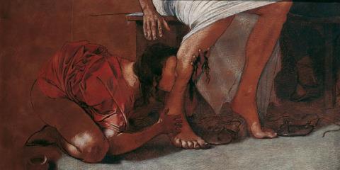 Johannes Grützke - Die Sünderin an Christi Fuß