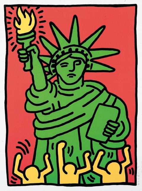 Keith Haring - Statue of Liberty
