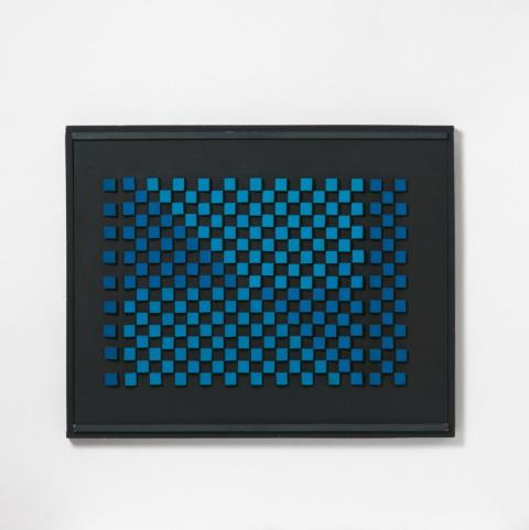 Leo Breuer - Relief cinétique, virtuel bleu