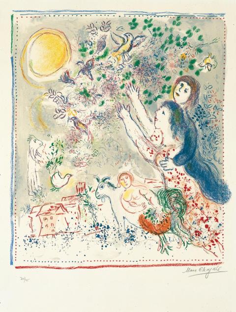 Marc Chagall - La chasse à l'Oiseau bleu
