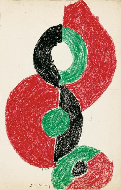 Sonia Delaunay-Terk - Komposition F. 1629