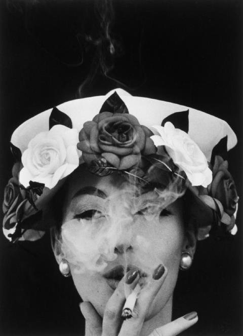 William Klein - Hat + Five Roses, Vogue