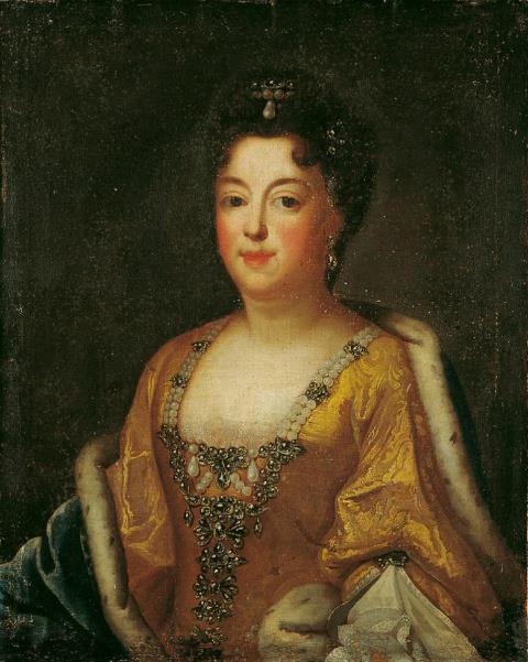 F.J. Strebell - BILDNIS DER THERESE KUNIGUNDE SOBIESKA, KURFÜRSTIN VON BAYERN (1676-1730).