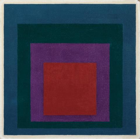 Josef Albers - Study to Homage to the Square: "Lighting up"