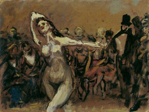 Max Slevogt - Tänzerin à la Daumier